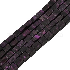 Natural Dyed White Jade(Imitation Charoite) Beads Strands&nbsp;GG-CBA0743-F02