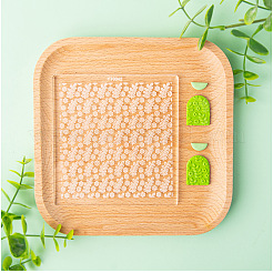 Leaf Texture Acrylic Embossing Folders&nbsp;PW-WG91518-01