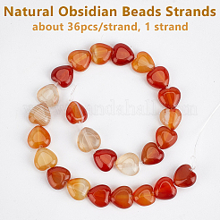 1 Strand Natural Red Agate Beads Strands&nbsp;G-OC0005-77