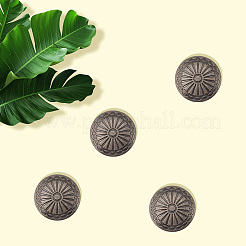 20Pcs 1-Hole Alloy Shank Buttons&nbsp;BUTT-GF0004-10B