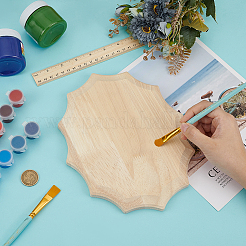 Unfinished Rubber Wood Timber Board&nbsp;WOOD-WH0131-32B