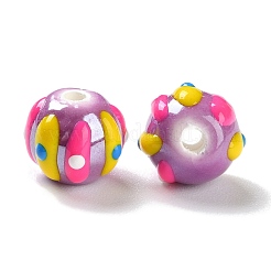 Handmade Porcelain Beads Strands&nbsp;PORC-L078-01K