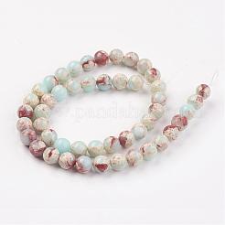Synthetic Shoushan Stone Beads Strands&nbsp;G-N0311-01C-6mm