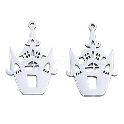 Non-Tarnish 201 Stainless Steel Pendants&nbsp;STAS-N098-089P