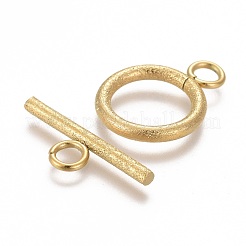 Ion Plating(IP) 304 Stainless Steel Toggle Clasps&nbsp;X-STAS-P248-03G