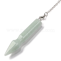 Natural & Synthetic Gemstone Pointed Dowsing Pendulums&nbsp;G-Q184-04P