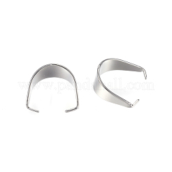 Tarnish Resistant 304 Stainless Steel Snap on Bails&nbsp;X-STAS-D448-081P