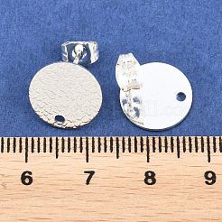 304 Stainless Steel Stud Earring Findings&nbsp;STAS-O119-15C-S