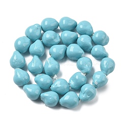 Electroplated Glass Imitation Pearl Beads Strands&nbsp;BSHE-XCP0001-86