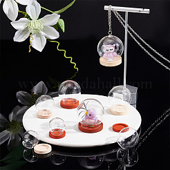 8 Sets 8 Style Round Glass Dome Cover&nbsp;AJEW-PH0004-87