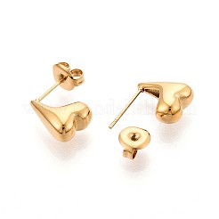 304 Stainless Steel Stud Earrings&nbsp;EJEW-N059-07G