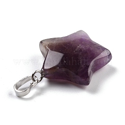 Natural Amethyst Pendants&nbsp;G-I319-01P-09