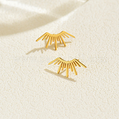 Stainless Steel Sunlight--Shape Statement Stud Earrings for Women&nbsp;GR2706