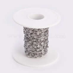 Tarnish Resistant 304 Stainless Steel Dapped Chains&nbsp;CHS-K008-14B