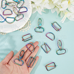 6 Bags 3 Styles Alloy Buckles&nbsp;AJEW-CY0001-81
