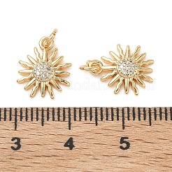 SHEGRACE Brass Micro Pave Cubic Zirconia Pendants&nbsp;XGRQ3D888-463G