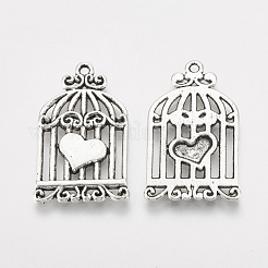 Tibetan Style Alloy Pendants&nbsp;TIBEP-S317-36AS-RS