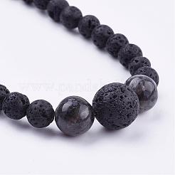 Natural Gemstone Beaded Necklaces & Stretch Bracelets Jewelry Sets&nbsp;SJEW-JS00918