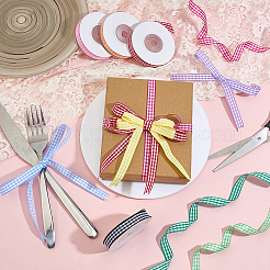 10Rolls 10 Colors Polyester Ribbons&nbsp;SRIB-ME0001-04