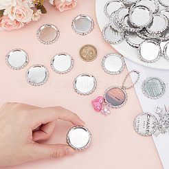 100Pcs 2 Styles Iron Pendant Cabochon Settings&nbsp;FIND-DR0001-44