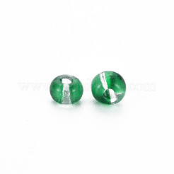 6/0 Transparent Two Tone Glass Seed Beads&nbsp;SEED-T006-01C-C09