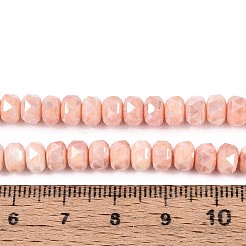 Anti-Tarnish Electroplate Glass Beads Strands&nbsp;GLAA-T025-6mm-11F