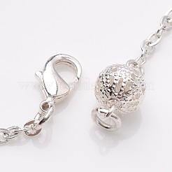 Chakra Jewelry Natural Gemstone Round Bead Link Bracelets&nbsp;X-BJEW-JB02275