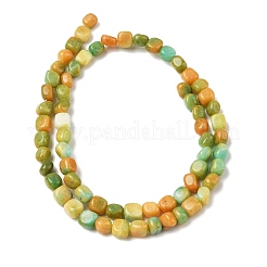 Dyed Natural White Jade Beads Strands&nbsp;GG-CBA1D61-A01-03