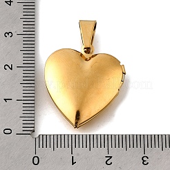 316 Stainless Steel Locket Pendants&nbsp;STAS-C123-02A-G