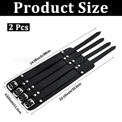 1Pc Viking PU Leather Cord Bracelets&nbsp;BJEW-CL0001-46B