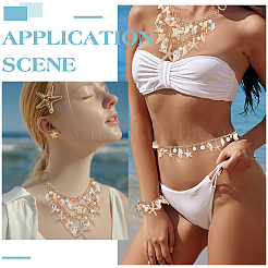 Ocean Theme Natural Shell Jewelry Sets&nbsp;SJEW-PH0001-20