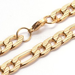304 Stainless Steel Figaro Chains Necklaces&nbsp;NJEW-I060-08