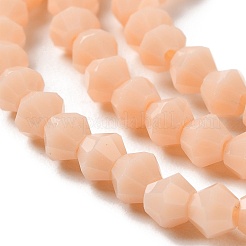Opaque Solid Color Imitation Jade Glass Beads Strands&nbsp;GLAA-F029-P4mm-06