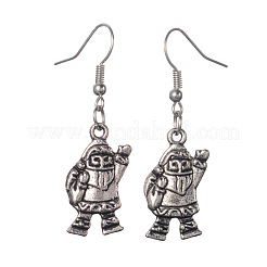Christmas Theme Tibetan Style Alloy Dangle Earrings&nbsp;EJEW-JE01633