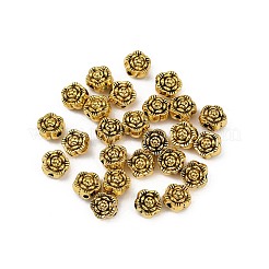 Tibetan Style Alloy Flower Beads&nbsp;TIBEB-O004-79AG