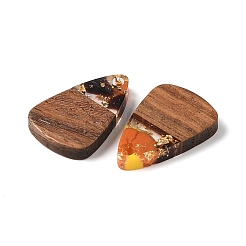 Resin & Wood Pendants&nbsp;WOOD-S061-02N