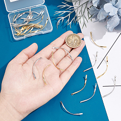 32Pcs 2 Colors 304 Stainless Steel Pendants&nbsp;STAS-UN0037-44
