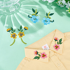 12Pcs 6 Styles Computerized Embroidery Cloth Iron on/Sew on Patches&nbsp;PATC-MA0001-64