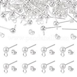 30Pcs 304 Stainless Steel Stud Earring Findings&nbsp;STAS-TADJ0001-02