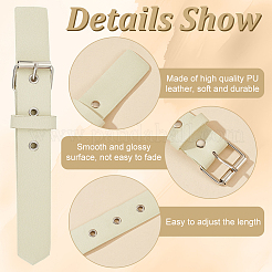 PU Imitation Leather Buckles&nbsp;BUTT-WH0027-46P-03