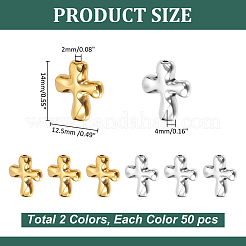 100Pcs 2 Colors Alloy Beads&nbsp;FIND-ME0002-96