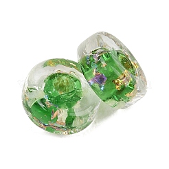 Luminous Handmade Foil Glass Beads&nbsp;LAMP-P020-01A-01
