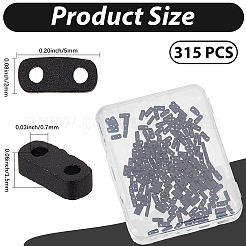 315Pcs 2-Hole Baking Paint Glass Seed Beads&nbsp;SEED-PA0001-39