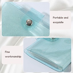 2Pcs PVC Mini Photocard Holder Book&nbsp;AJEW-SP0002-20A-02
