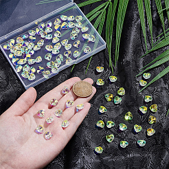100Pcs Glass Charms&nbsp;GLAA-SP0001-69