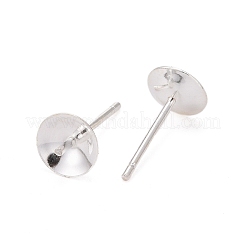 925 Sterling Silver Stud Earring Findings&nbsp;STER-K167-027D-S