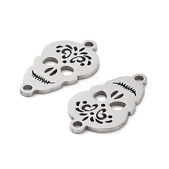 Non-Tarnish 201 Stainless Steel Connector Charms&nbsp;STAS-A090-15P
