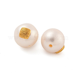 Round Natural Freshwater Pearl Beads&nbsp;PEAR-K009-13G