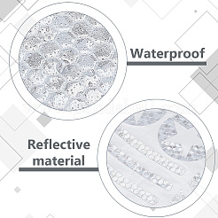 Waterproof PET Plastic Reflective Stickers&nbsp;DIY-WH0580-67A