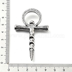 Tibetan Style Alloy Pendants&nbsp;TIBE-L012-040AS-02